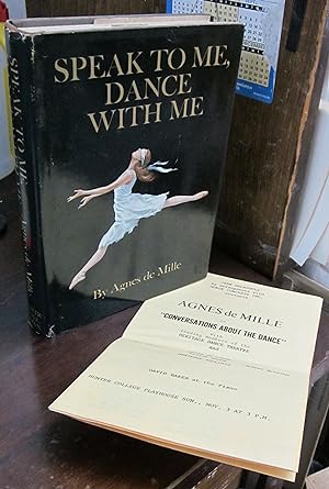 Bild des Verkufers fr Speak to Me, Dance with Me [signed by ADM] zum Verkauf von Atlantic Bookshop
