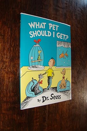 Bild des Verkufers fr What Pet Should I Get? (1st edition; 1st printing) zum Verkauf von Medium Rare Books