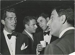 Seller image for Original photograph of Dean Martin, Jerry Lewis, and Danny Thomas at the LA Examiner's Christmas Benefit, 1952 for sale by Royal Books, Inc., ABAA