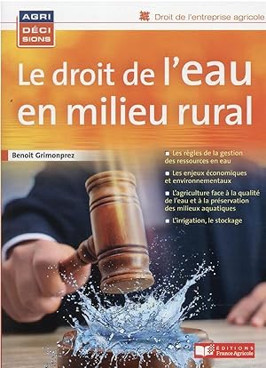 droit de l'eau et agriculture