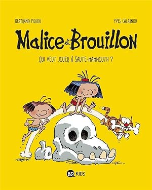 Image du vendeur pour Malice et Brouillon t.1 : qui veut jouer  saute-mammouth ? mis en vente par Chapitre.com : livres et presse ancienne