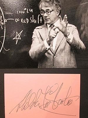 Bild des Verkufers fr Sheldon Lee Glashow Nobelpreis fr Physik 1979 // Autogramm Autograph signiert signed signee zum Verkauf von Antiquariat im Kaiserviertel | Wimbauer Buchversand
