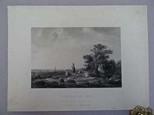 Seller image for The Noon-Day Rest. Stahlstich von J. Cousen nach Cuyp. Um 1845. 15 x 22 cm. for sale by Antiquariat Daniel Schramm e.K.