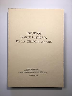 Estudios sobre historia de la ciencia árabe