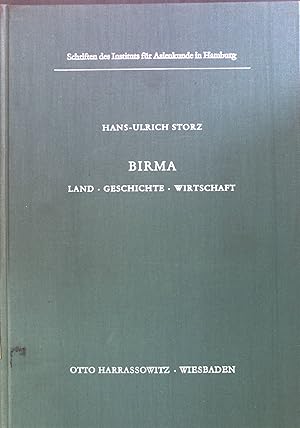 Immagine del venditore per Birma: Land - Geschichte - Wirtschaft. Schriften des Instituts fr Asienkunde; Band 21. venduto da books4less (Versandantiquariat Petra Gros GmbH & Co. KG)