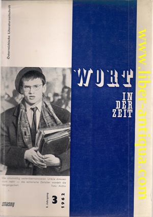 Wort in der Zeit: 8.Jahrgang, Heft 3 (März 1962) - österreichische Literaturzeitschrift - Inhalt:...