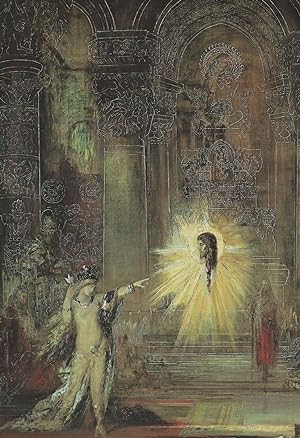 Gustave Moreau L'Apparition French Ghost Rare Painting Postcard