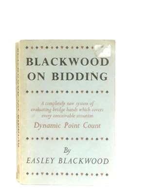 Imagen del vendedor de Blackwood on Bidding, Dynamic Point Count a la venta por World of Rare Books