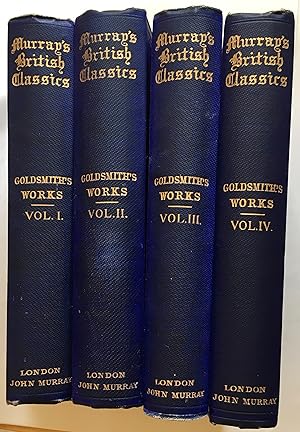 Seller image for The Works of Oliver Goldsmith. 4 volumes for sale by Leabeck Books