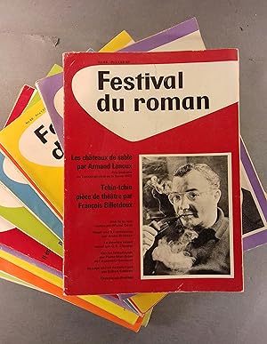 Festival du roman. Revue littéraire mensuelle. Année 1963 complète. Numéros 64 à 75.