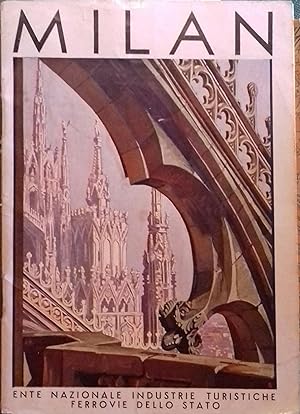 Imagen del vendedor de Milan. Brochure touristique. Vers 1930. a la venta por Librairie Et Ctera (et caetera) - Sophie Rosire