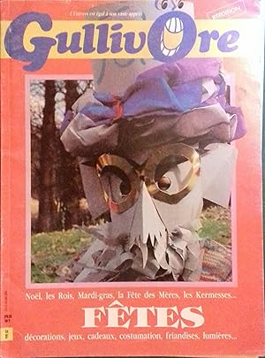 Image du vendeur pour Gullivore N 25 bis. Ftes, par Batrice Tanaka. Mars 1991. mis en vente par Librairie Et Ctera (et caetera) - Sophie Rosire