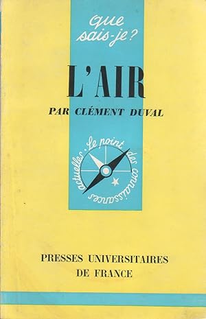 Bild des Verkufers fr L'air. zum Verkauf von Librairie Et Ctera (et caetera) - Sophie Rosire