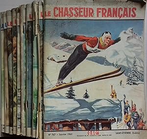 Le chasseur français, année 1961 incomplète. Numéros 767 à 778. Il manque le numéro 777 de novembre.