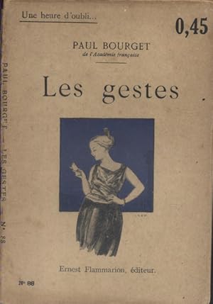 Imagen del vendedor de Les gestes. Vers 1922. a la venta por Librairie Et Ctera (et caetera) - Sophie Rosire