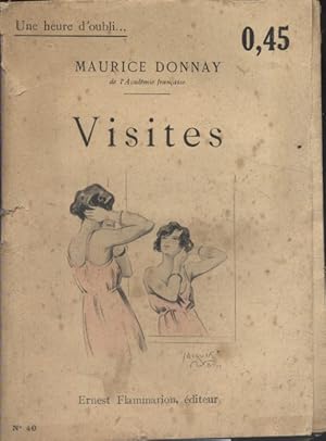 Bild des Verkufers fr Visites. 22 avril 1920. zum Verkauf von Librairie Et Ctera (et caetera) - Sophie Rosire
