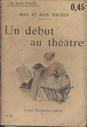 Imagen del vendedor de Un dbut au thtre. 13 mai 1920. a la venta por Librairie Et Ctera (et caetera) - Sophie Rosire