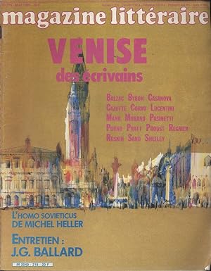 Magazine littéraire N° 219. Venise des écrivains. L'homo sovieticus de Michel Heller. Entretien a...