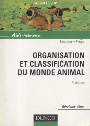 Organisation et classification du monde animal. Licence, Prépa.