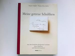 Bild des Verkufers fr Meine getreue Schulthess : aus dem heimlichen Briefwechsel zwischen Anna Schulthess und Heinrich Pestalozzi. Dagmar Schifferli/Brigitta Klaas Meilier zum Verkauf von Antiquariat Buchhandel Daniel Viertel