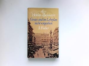 Bild des Verkufers fr Genies sind im Lehrplan nicht vorgesehen : zum Verkauf von Antiquariat Buchhandel Daniel Viertel