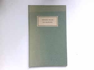 Die Orangerie. Novelle. Titelzeichnung von Oskar Kokoschka. Signiert vom Autor.