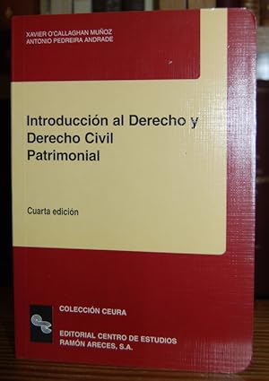 Imagen del vendedor de INTRODUCCION AL DERECHO Y DERECHO CIVIL PATRIMONIAL. Cuarta edicin a la venta por Fbula Libros (Librera Jimnez-Bravo)