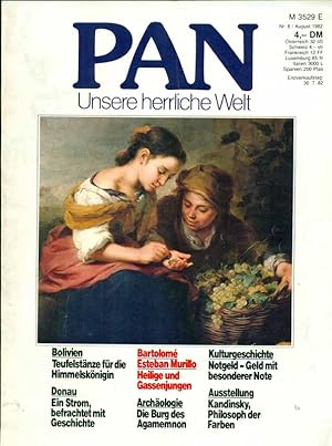 Imagen del vendedor de PAN. Unsere herrliche Welt. Heft August 1982. a la venta por Online-Buchversand  Die Eule