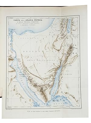 Diario di un viaggio in Arabia Petrea (1865).Including: Atlante per servire al Diario di un viagg...