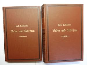 Ferd. Lassale`s Reden und Schriften. Neue Gesammt-Ausgabe. Erster u. zweiter Band (v. 3). Mit ein...
