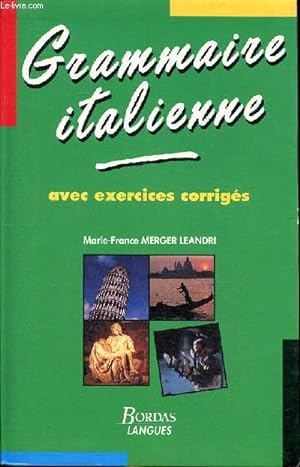 Bild des Verkufers fr Grammaire italienne zum Verkauf von Le-Livre