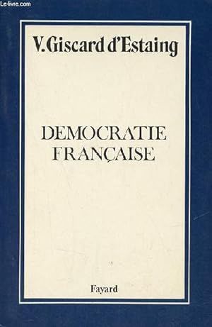 Bild des Verkufers fr Dmocratie franaise. zum Verkauf von Le-Livre