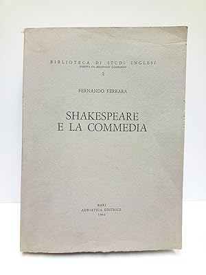 Bild des Verkufers fr Shakespeare e la commedia zum Verkauf von Librera Miguel Miranda