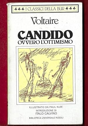 Image du vendeur pour Candido ovvero l'ottimismo mis en vente par Libreria Oltre il Catalogo