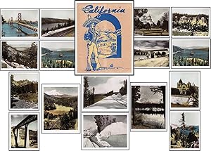 Scenic California. Folio with 16 Colored Views of Points of Interest along the Southern Pacific Line