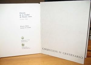 Imagen del vendedor de Historia de la Ciudad de Buenos Aires. Tomos I y II: (1536-1718) & (1719-1800). Obra Completa. Rareza! a la venta por La Librera, Iberoamerikan. Buchhandlung