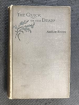 Seller image for The Quick or the Dead? A Study for sale by Cragsmoor Books