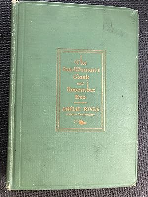 Seller image for The Sea-Woman's Cloak and November Eve; Two Plays for sale by Cragsmoor Books