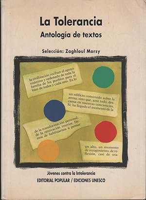 Seller image for LA TOLERANCIA - ANTOLOGA DE TEXTOS for sale by Librera Hijazo