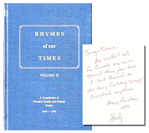 Seller image for Rhymes of Our Times Volume II for sale by Kenneth Mallory Bookseller ABAA