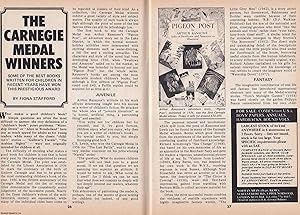 Imagen del vendedor de The Carnegie Medal Winners. The Best Books Written for Children. This is an original article separated from an issue of The Book & Magazine Collector publication, 1986. a la venta por Cosmo Books