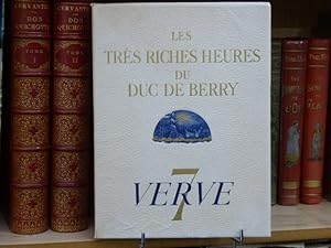 Bild des Verkufers fr VERVE. Revue littraire et artistique. Vol. II, N 7. Les Trs Riches Heures du Duc de Berry. - LE CALENDRIER. zum Verkauf von Tir  Part