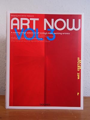 Bild des Verkufers fr Art now. A Cutting-Edge Selection of today's most exciting Artists. Vol 3 [english - deutsch - franais] zum Verkauf von Antiquariat Weber