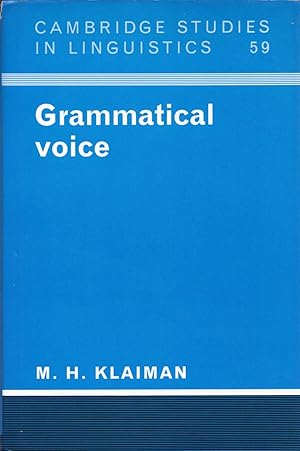 Seller image for Grammatical Voice for sale by Cider Creek Books