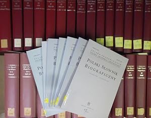 Polski Slownik Biograficzny (PSB) (39 tomów/ KONVOLUT aus 39 Bänden) - hier vorhanden: Bd.1-8; 11...