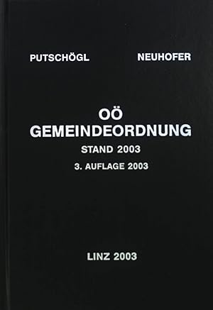 Bild des Verkufers fr O Gemeindeordnung zum Verkauf von books4less (Versandantiquariat Petra Gros GmbH & Co. KG)