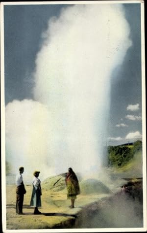 Bild des Verkufers fr Ansichtskarte / Postkarte Neuseeland, Pohutu Geyser zum Verkauf von akpool GmbH