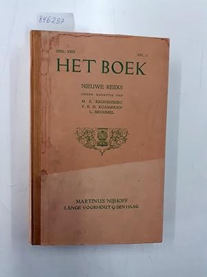 Image du vendeur pour Het Boek Deel XXIX [1948] Nieuwe Reeks mis en vente par Versand-Antiquariat Konrad von Agris e.K.