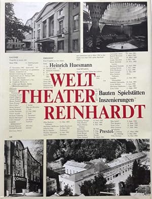 Welttheater Reinhardt Bauten, Spielstätten, Inszenierungen