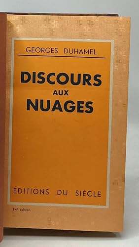 Seller image for Discours aux nuages for sale by crealivres